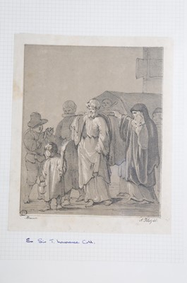 Lot 46 - Pencz (Georg, circa 1500-1550). Christ Tempted by the Devil in the Desert, from the series The Life of Christ
