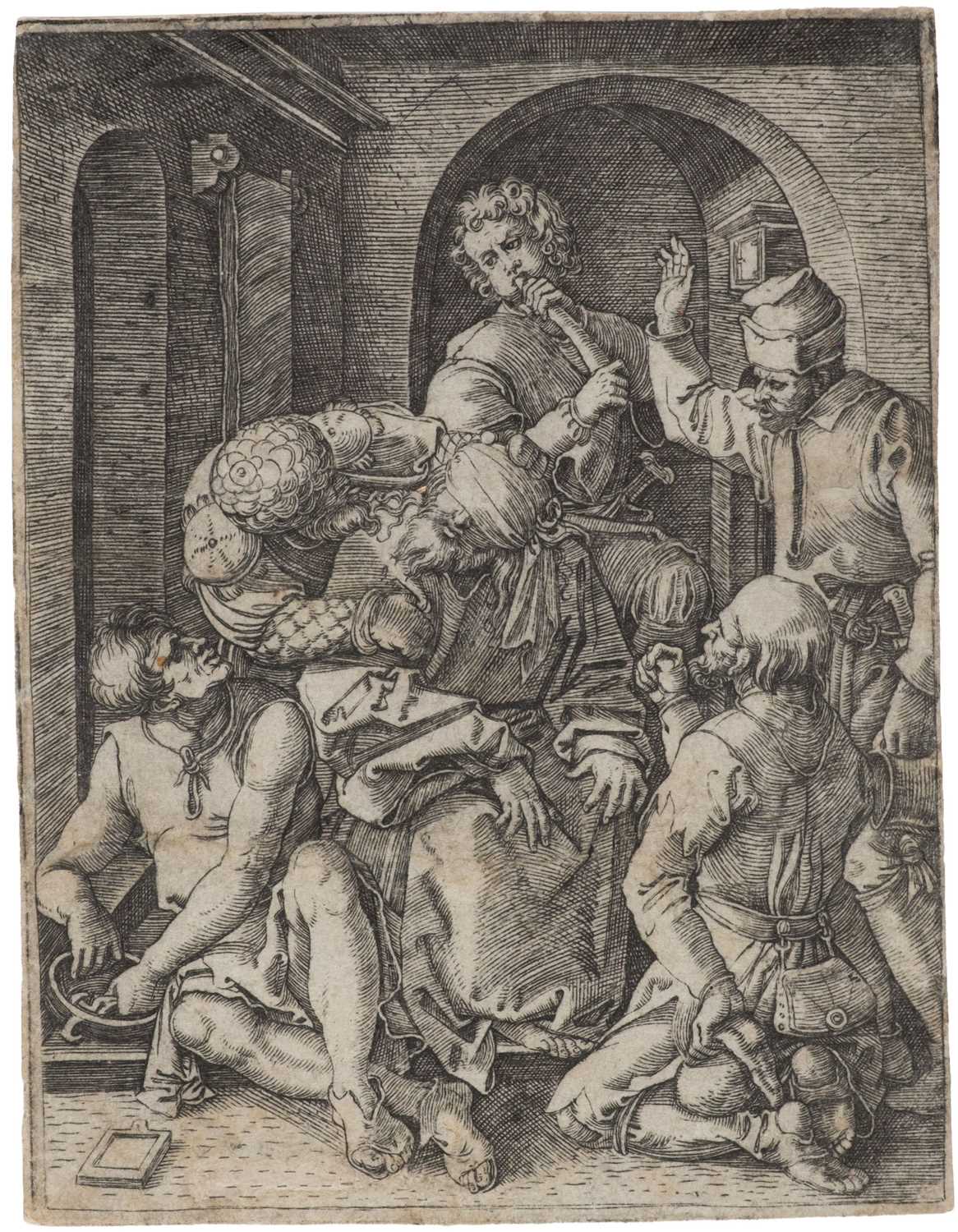 Lot 18 - Raimondi (Marcantonio, circa 1480-1527/34). The Man with Two Trumpets, circa 1530..., and others