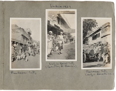 Lot 81 - India & UK. A group of 4 personal photograph albums, c. 1926-32 & 1942-53