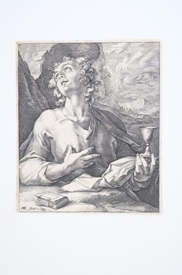 Lot 29 - Goltzius (Hendrick, 1558-1617). Saint John & Saint Matthew, 1589