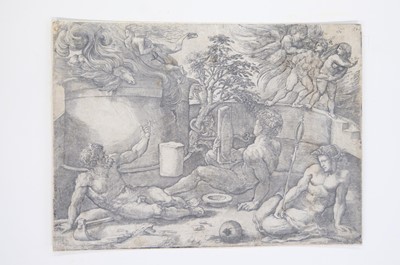 Lot 29 - Goltzius (Hendrick, 1558-1617). Saint John & Saint Matthew, 1589
