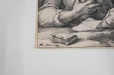 Lot 29 - Goltzius (Hendrick, 1558-1617). Saint John & Saint Matthew, 1589