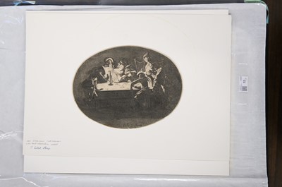 Lot 32 - Callot (Jacques, 1592-1635). Returning Home from the Hunt, engraving