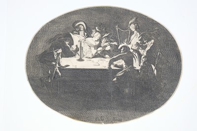 Lot 32 - Callot (Jacques, 1592-1635). Returning Home from the Hunt, engraving
