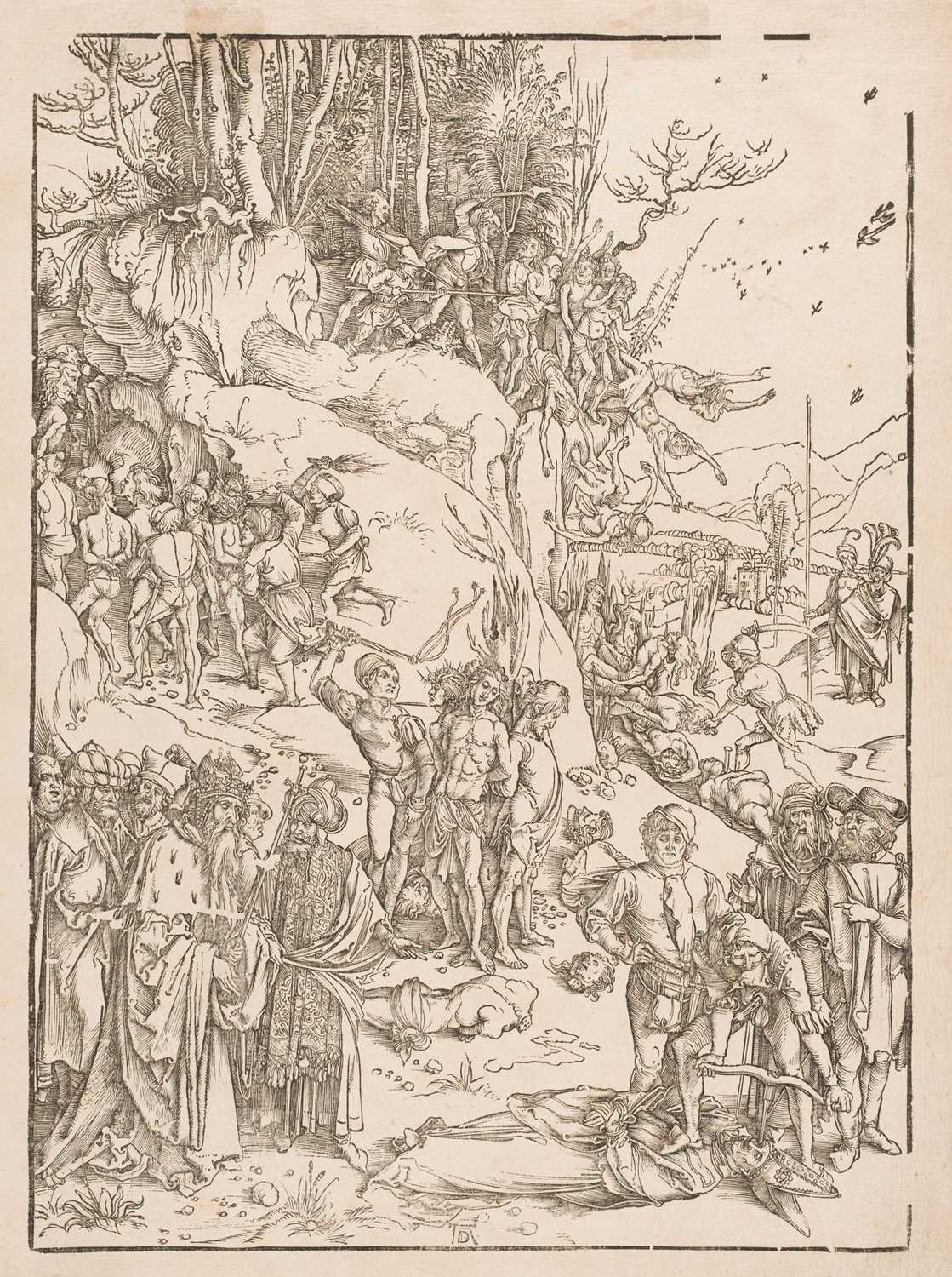 Lot 11 - Dürer (Albrecht, 1471-1528). Martydom of the 1000 Christians, woodcut