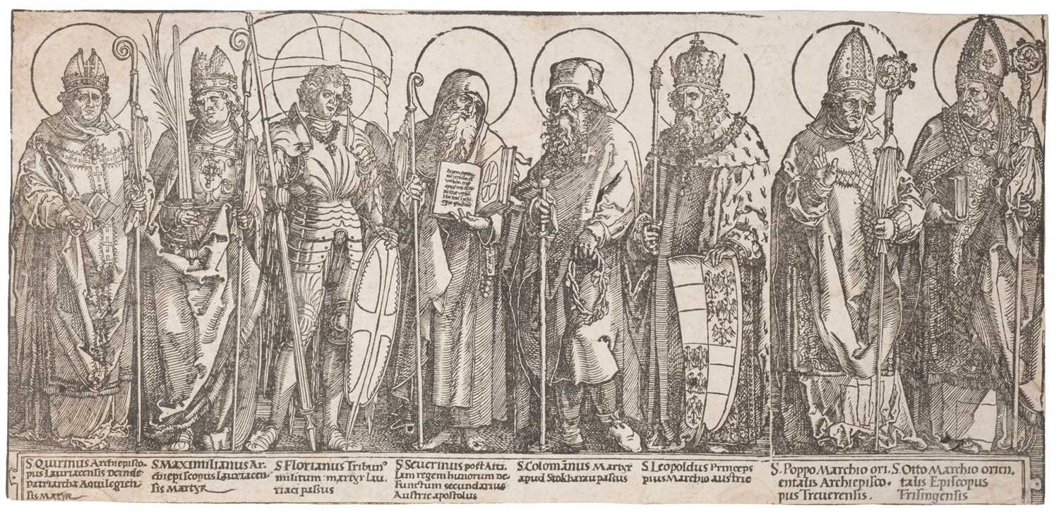 Lot 14 - Dürer (Albrecht, 1471-1528). The Patron Saints of Austria, 1515