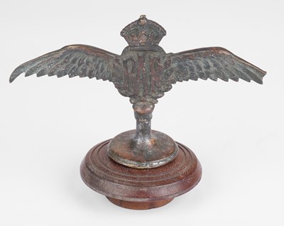 Lot 130 - Car mascot. An early RAF motor car radiator mascot circa 1918