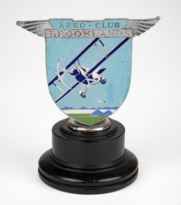 Lot 126 - Car badge. A scarce interwar members' car badge by Spencer of London, circa 1930