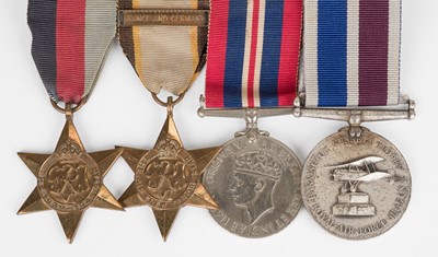 Lot 687 - WWII Medals. A WWII group including Aircrew Europe Star