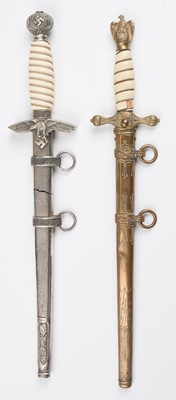 Lot 546 - Third Reich. A WWII German Kriegsmarine dirk by Paul Weyersberg, Solingen