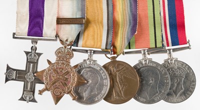 Lot 615 - Military Cross. Great War M.C. group to F.R.M. Irwin