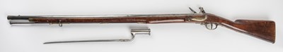 Lot 554 - Musket. A George III British Brown Bess Flintlock Musket, circa 1800