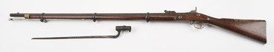 Lot 553 - Musket. A British Enfield 1853 Pattern Three Band Percussion Musket