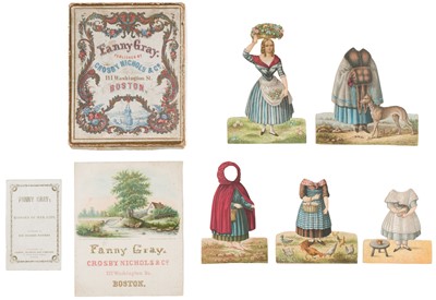 Lot 510 - Paper Dolls. Fanny Gray, Boston, 1854 & other paper dolls