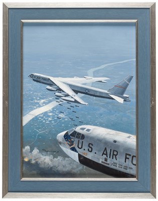 Lot 288 - Postlethwaite (Mark). Stratofortress Strike B-52s of the 3960th Strategic Wing over Vietnam