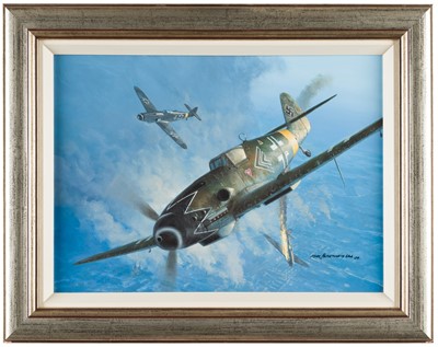 Lot 285 - Postlethwaite (Mark). Hartmann's Last Victory, oil on board