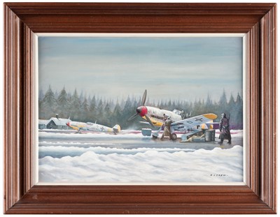 Lot 273 - Aitken (Kenneth). Schnee Adlers, oil on board