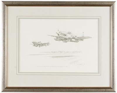 Lot 291 - Trudgian (Nicholas). P51 Mustangs of the 375th FS, 361st Fighter Group