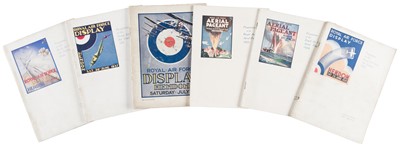 Lot 37 - Hendon Aviation Programmes. A group of 10 printed programmes for RAF Displays at Hendon, 1928-37