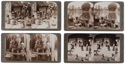 Lot 141 - India. A set of 100 stereoviews, published by Underwood & Underwood, c. 1900s