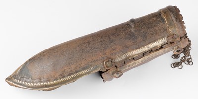 Lot 385 - Armour. Indo-Persian vambrace, 19th century