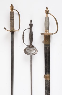 Lot 532 - Sword. A George III 1796 Infantry Officer's sword plus two others
