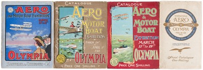 Lot 1 - Aero and Motor Boat Exhibition, March 19th to 27th, Olympia, Souvenir & Catalogue, 1909 and others