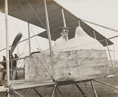 Lot 17 - Aviation Photography. Aviation Pioneers depicting early aviators and aeroplanes, circa 1911-30