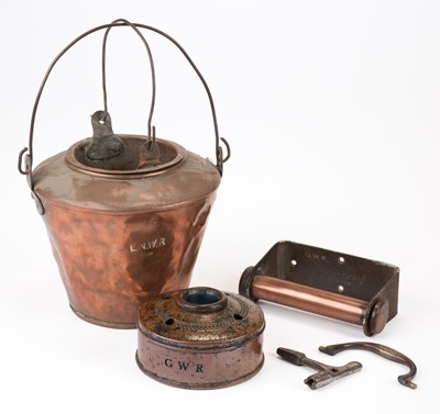 Lot 363 - Railwayana. A collection of railway memorabilia