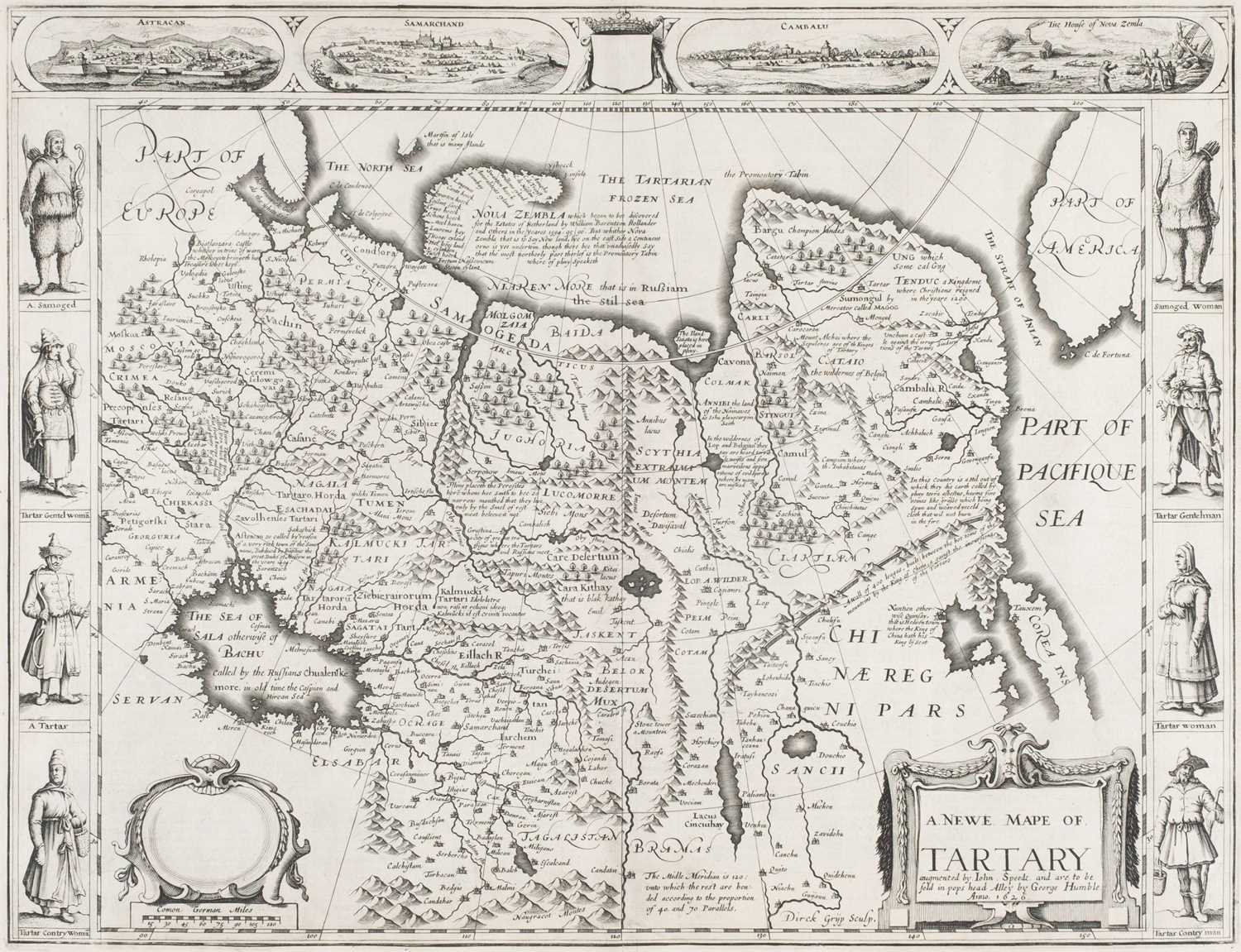 Lot 185 - Tartary. Speed (John), A Newe Mape of Tartary..., 1627