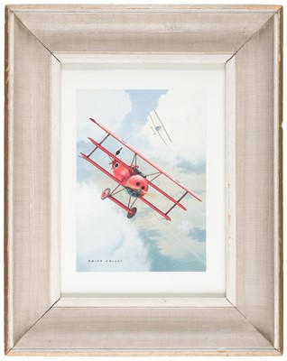 Lot 280 - Knight (Brian). 'The Red Baron', watercolour