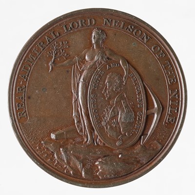 Lot 573 - Alexander Davison’s Medal for The Nile, 1798, bronze