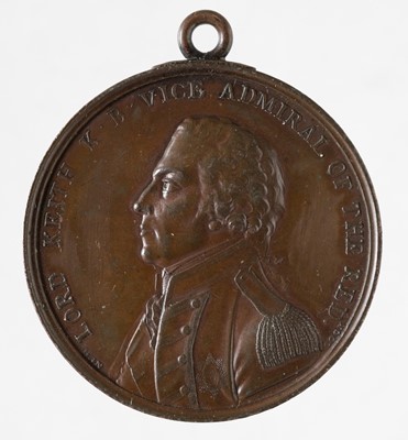 Lot 584 - Death of Sir Ralph Abercromby, 1801, a copper medal by J.G. Hancock
