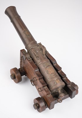 Lot 399 - Cannon. A model 1743 24-Pdr Naval Cannon by N.B. Heathcote, 1987