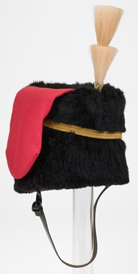 Lot 417 - Helmet. A busby fur helmet of the Royal Artillery
