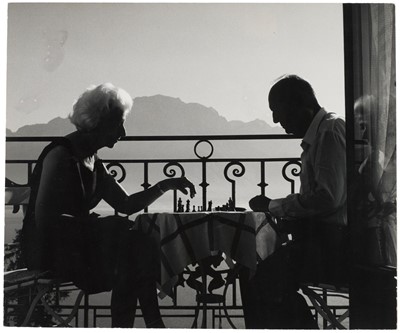 Lot 736 - Nabokov (Vladimir, 1899-1977). A group of 8 photographs of Nabokov, c. 1960s/1970s