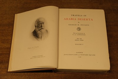 Lot 11 - Doughty (Charles Montagu). Travels in Arabia Deserta, 1943