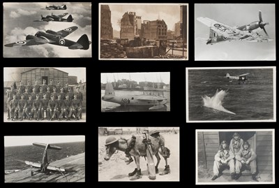 Lot 11 - Aviation Photographs. Approx 680 WWII and Postwar period aviation postcards and photographs