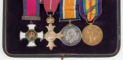 Lot 662 - WWI D.S.O., O.B.E. group of four awarded to Colonel R. H. Collier, Royal Air Force