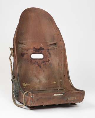 Lot 236 - Cockpit seat. A de Havilland Vampire cockpit seat, circa 1950s