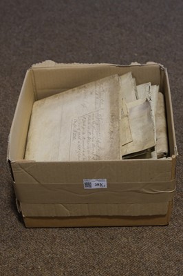 Lot 383 - Vellum Deeds: Yorkshire. A collection of 23 vellum documents, 18th century