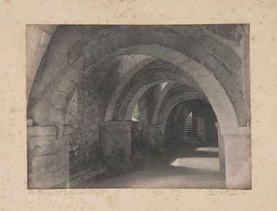 Lot 107 - Evans (Frederick H.). Gloucester Cathedral: Crypt, 1890