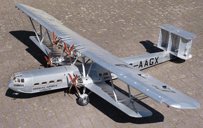 Lot 272 - Imperial Airways. Handley Page HP 42 G-AAGX "Hannibal", a substantial model aircraft