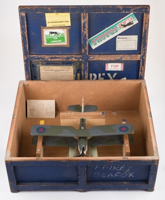 Lot 262 - Fairey Seafox. A fine exhibition model of a Fairey Seafox K 8613, built by Dagra Co circa 1945