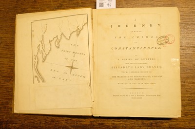 Lot 17 - Craven (Elizabeth). A Journey through the Crimea to Constantinople. 1789