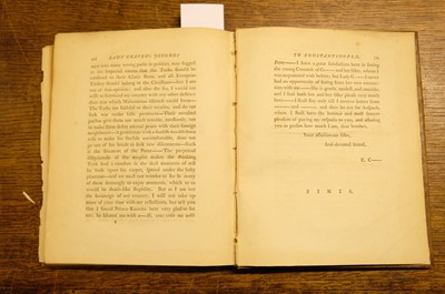 Lot 17 - Craven (Elizabeth). A Journey through the Crimea to Constantinople. 1789