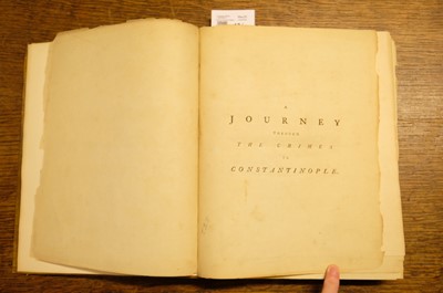Lot 17 - Craven (Elizabeth). A Journey through the Crimea to Constantinople. 1789