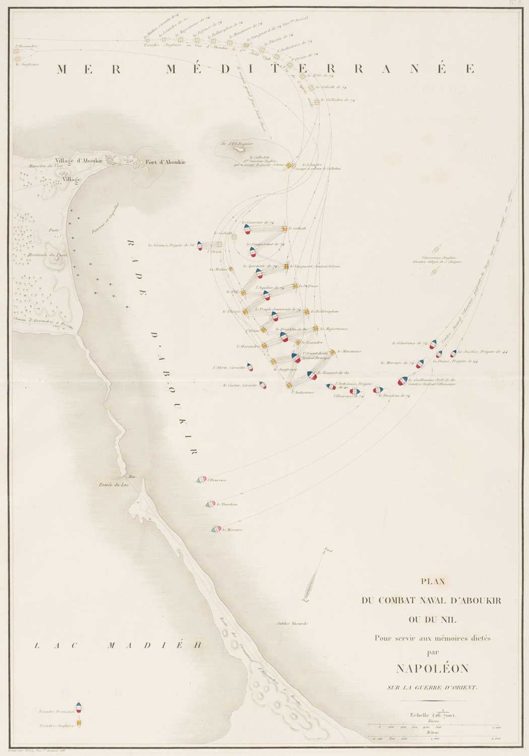 Lot 10 - Bertrand (Henri-Gatien). Guerre d'Orient. Campagnes d'Egypte et de Syrie, 3 vols., 1847