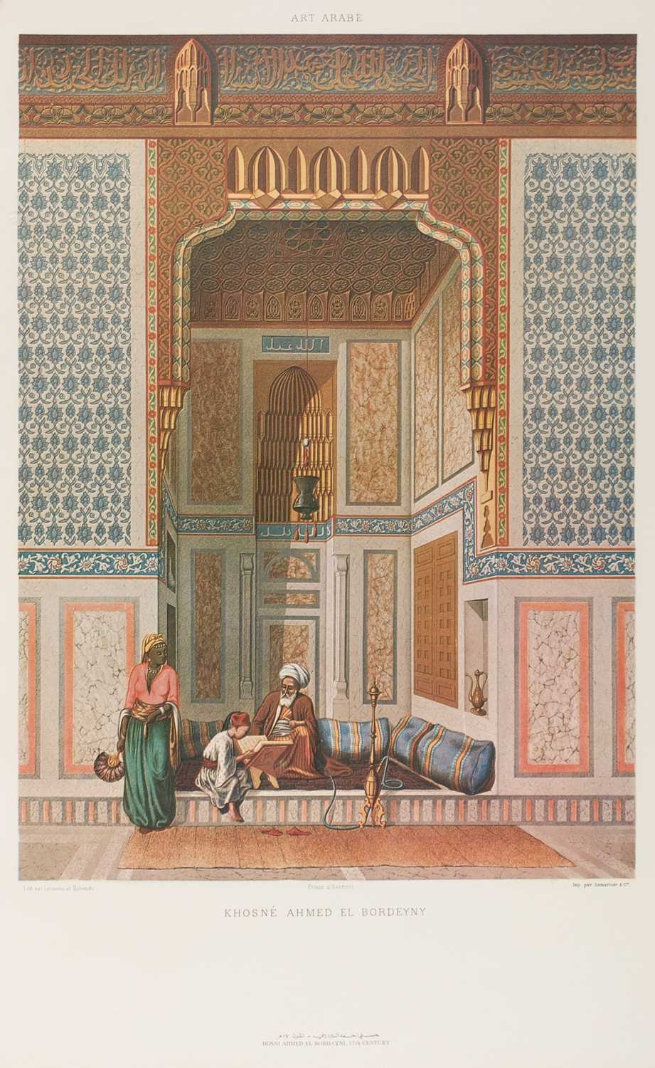 Lot 43 - Prisse dAvennes (Achille Constant T. Emille). L'Art Arabe, 3 vols & text, facsimile edition, 1977