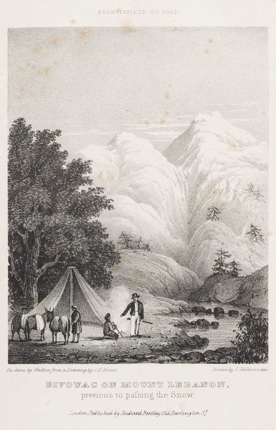 Lot 37 - Monro (Vere). A Summer Ramble in Syria, 2 vols, 1st edition, 1835